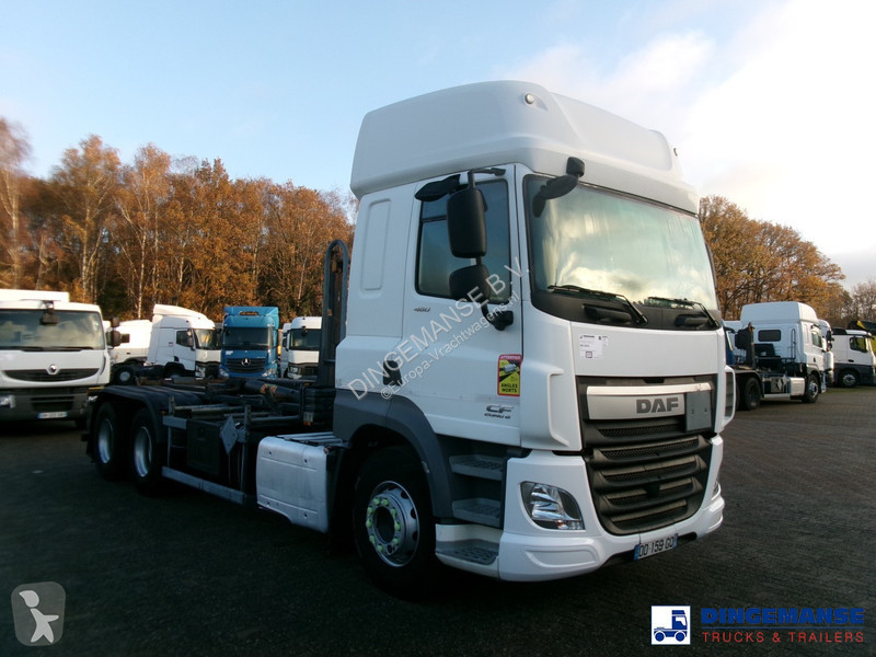Camion DAF 460 6x2 Euro 6 Hyva container hook 20 t