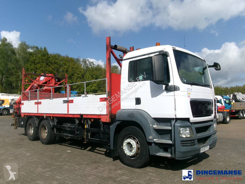 Lastbil MAN TGS 6X4 RHD + HMF 2820 K4