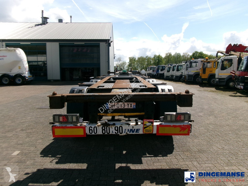 Vrachtwagen Krone 3-axle container trailer...