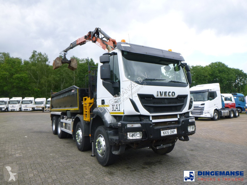 Camion Iveco 360 Euro 6 8x4 RHD tipper + Atlas...