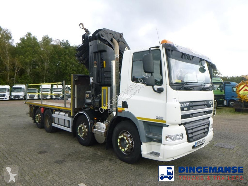 Kamion DAF 85.410 8X2 RHD + Hiab XS855 EP6 Hipro
