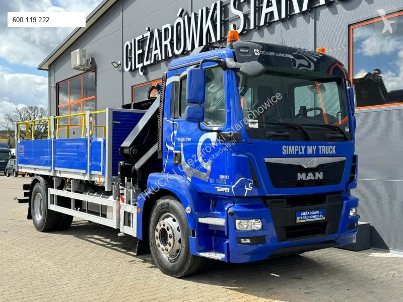 Kamion MAN MAN TGM 18.250 skrzyniowy z HDS /...