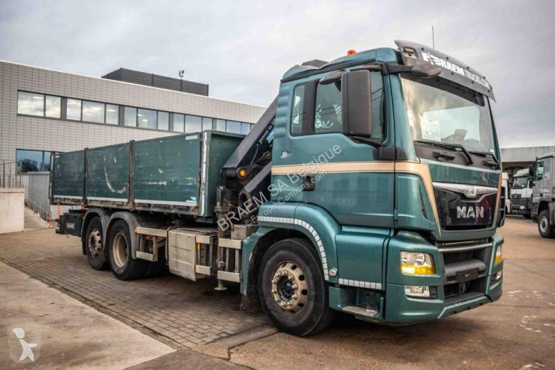 Lastbil MAN TGS BL + HMF 1520