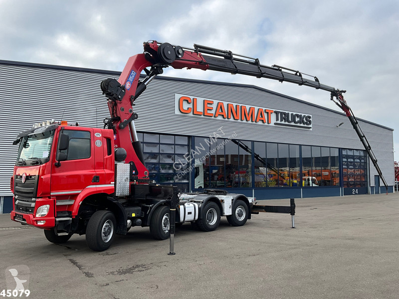 Camion Tatra T 158 8x6 Euro 6 HMF 85 Tonmeter...