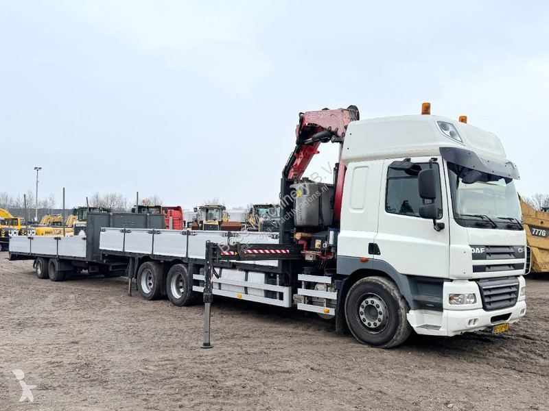 Kamion DAF 410 + 21m kran Fassi Crane 21ton/m +...