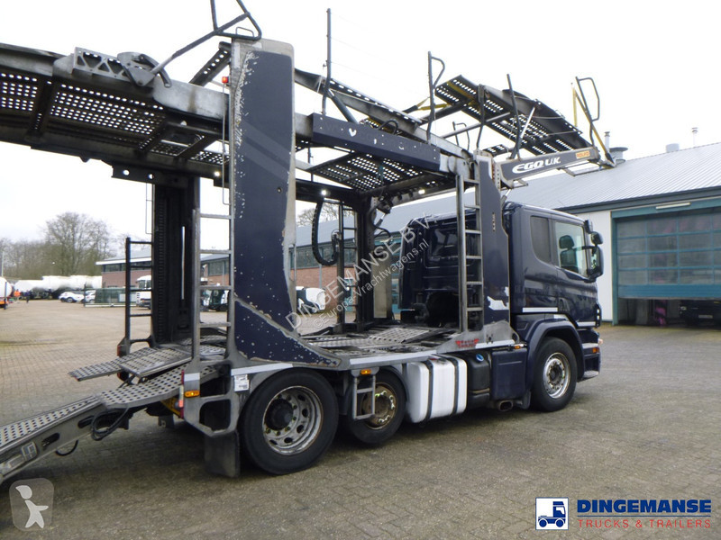 Camion Scania 410 6x2 RHD Rolfo car transporter