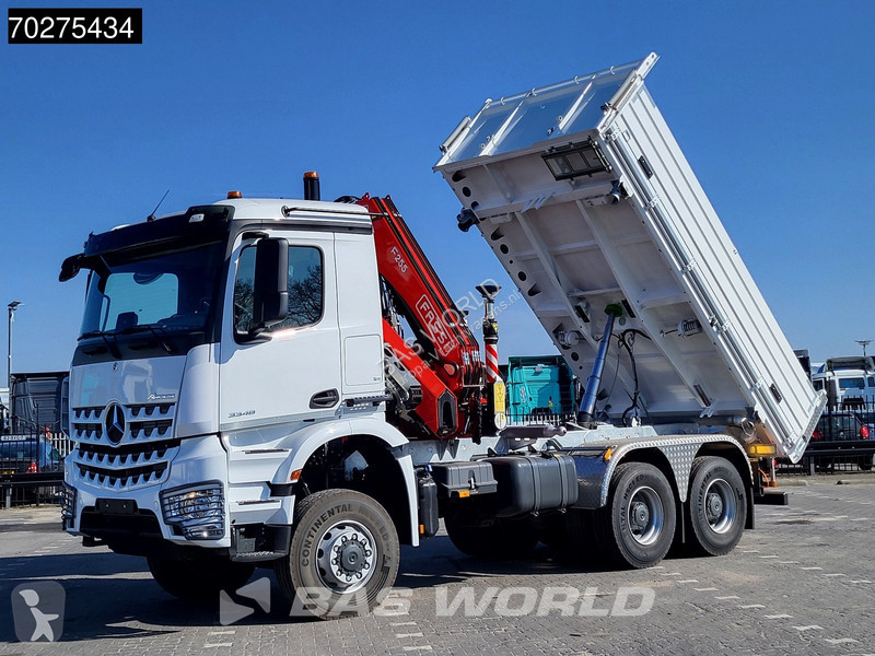 Camion Mercedes 3348 6X6 Fassi F255A.2.24...