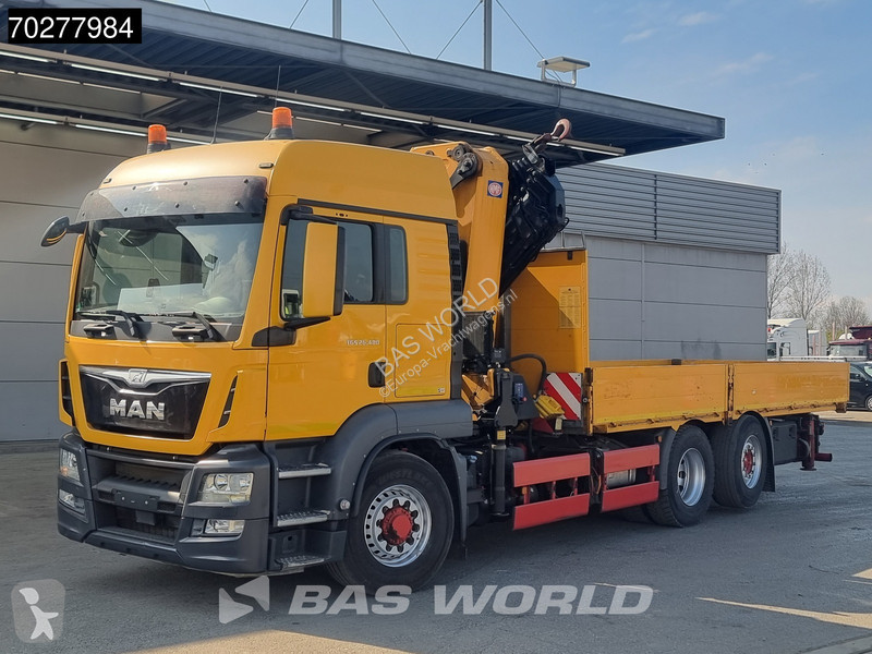 Lastbil MAN TGS 6X4 HMF 5020 K6 Crane Kran...
