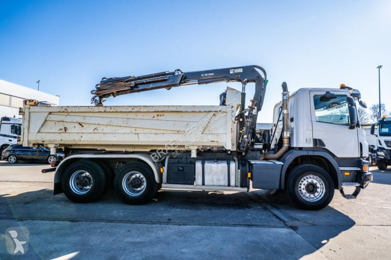 Camion Scania P 400 // BIBENNE // RUE HIAB 16...