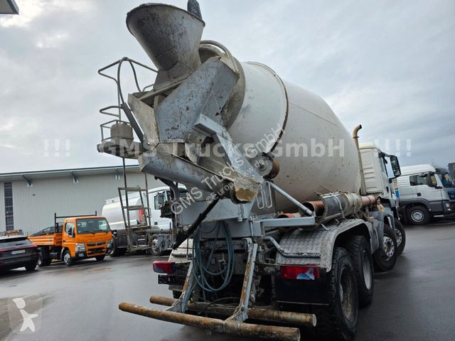شاحنة MAN 35.440 /8X4 / Wechsel 9qm Mixer + Kipper
