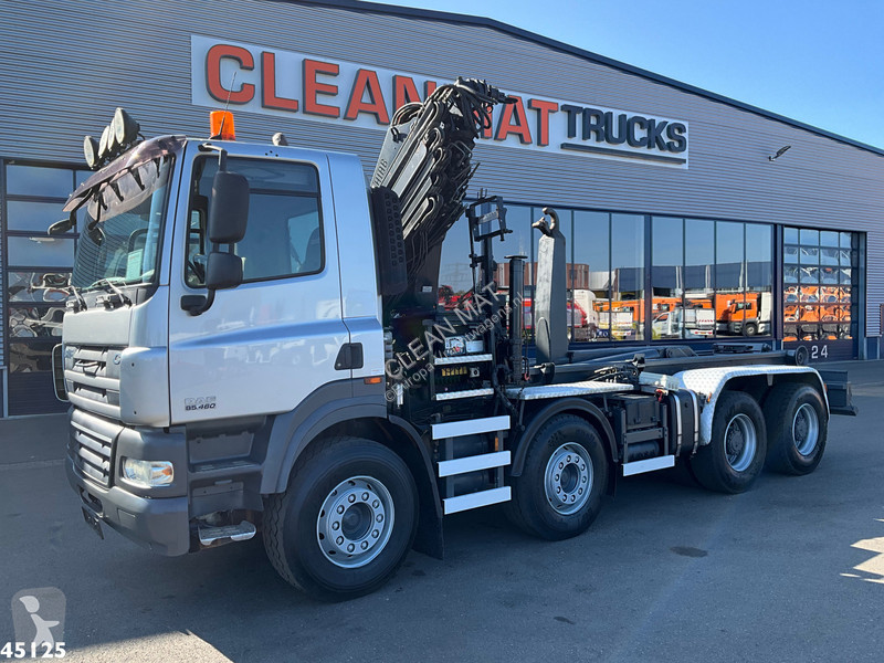 Camión DAF FAD 85  460 8x4 Hiab 16 Tonmeter...