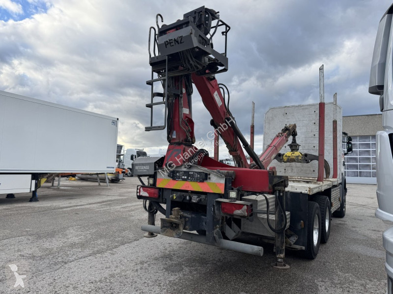 Camion Scania G490 6X6  Blatt-Blatt Penz Kran...