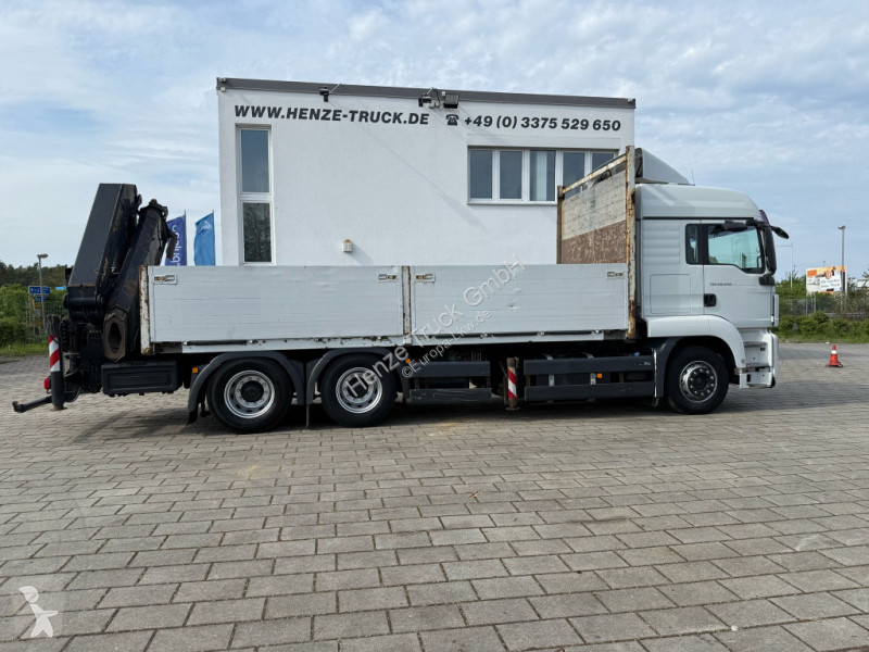 Lastbil MAN TG-S 26.440 6x4 Pritsche Heckkran...
