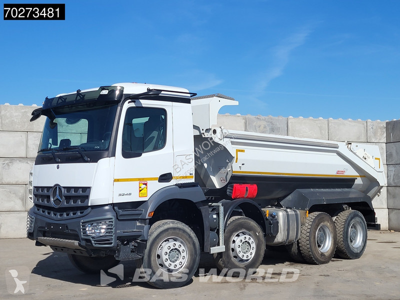 شاحنة Mercedes 3246 8X4 16m3 Bennes Marrel...