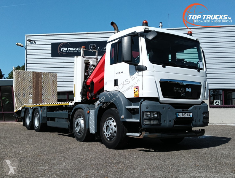 Camion MAN 35.360 8x2 - Hiab 16 TM Kraan,...