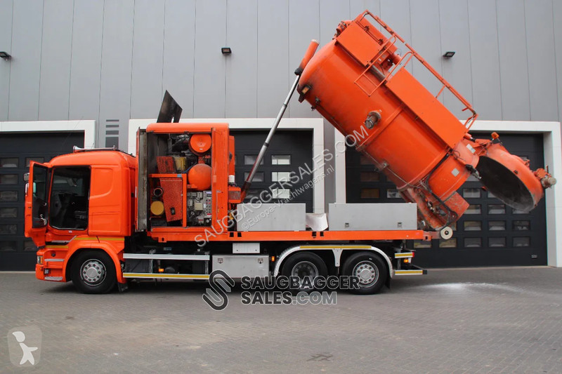 Camion Scania R520 V8 KOKS MegaVac oader 8000...