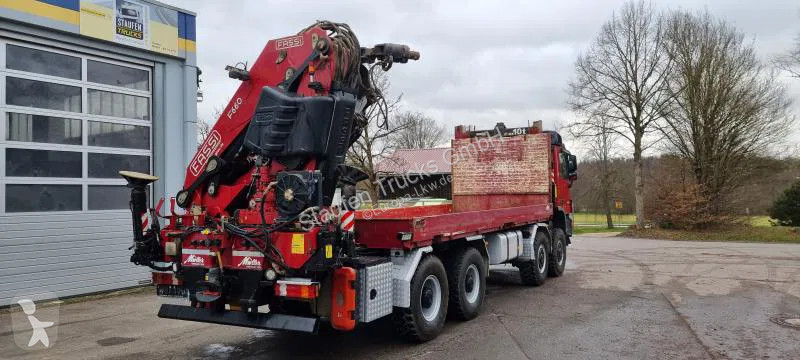 Lastbil Mercedes 8X8 FASSI 660 EINZELBER SEILWINDE