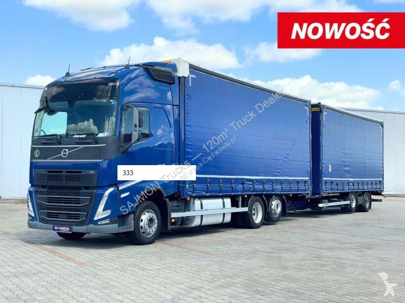 Lastbil med släp Volvo FH 460 / ZESTAW TANDEM...