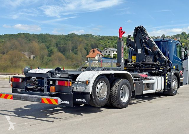 Camión Scania P 360 * ABROLLKIPPER * HIAB  BS...