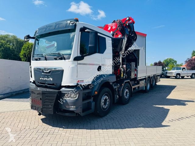 Camion MAN MAN  32.510 mit F710 Frontkran sofort