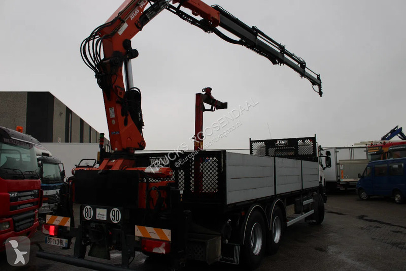 Kamion Scania P410 + atlas 190 4x hydrolic +...