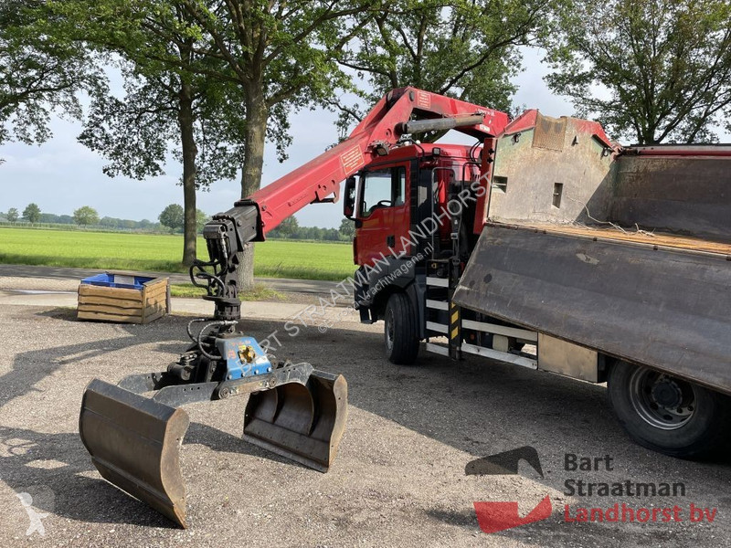 Lastbil MAN TGS  6x6 met 2 zijdige kipper en...