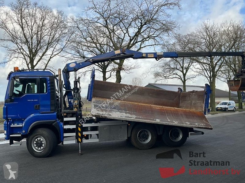 Camion MAN 26.400 6X6 BB met 2 zijden kipper en...
