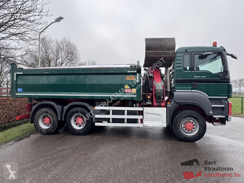 Lastbil MAN TGS 6x6 Euro 6 met 2 zijden kipper...