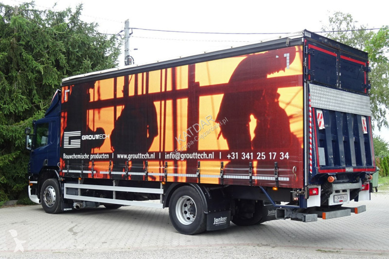 Kamion Scania P250 Euro 6 Firanka winda klapa...