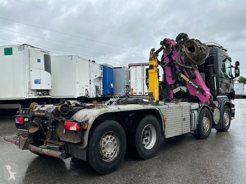 Camion Scania R560 8x2, Schrottkran, E5,...