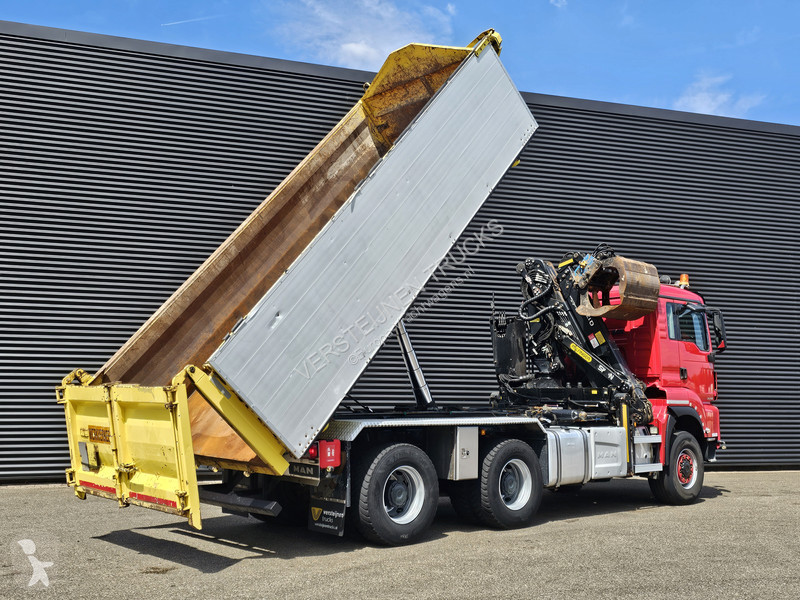 Kamion MAN TGS 6x6 / PALFINGER Z CRANE / 2 SIDE...