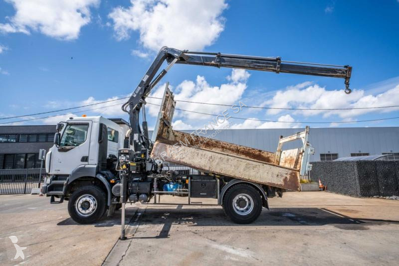 Lastbil Renault KERAX 370 DXI + I BENNE+HIAB...