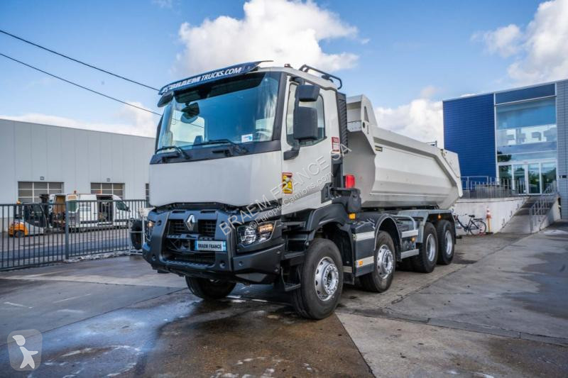 Camion Renault  K 480 + BENNE ENROCHEMENT HARDOX