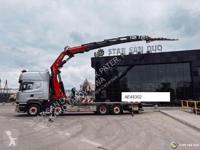 Camion Scania R730 8x2 Fassi F990 Fly Jib 30m...
