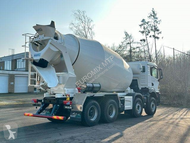 Lastbil MAN TGS 37.480 8x4 EuromixMTP EM 10 L