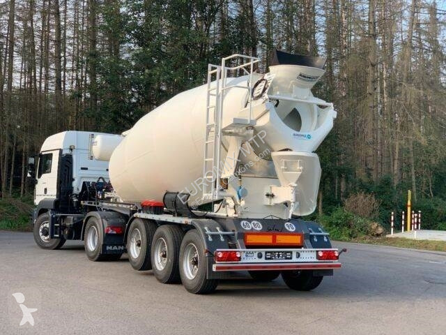Lastbil Euromix 12m³ Betonmischer-Auflieger