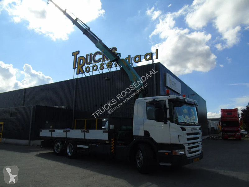 Kamion Scania P 380 + PAFINGER PK18.500 5x...