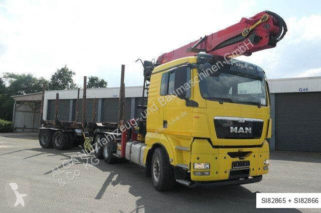 Lastbil MAN 26.540 TGX 6x4, Kombizug, Huttner...