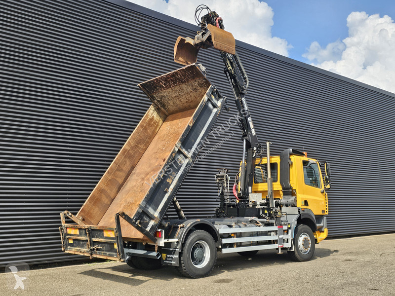 Kamion DAF 75250 4X4 / HIAB CRANE + TIPPER /...