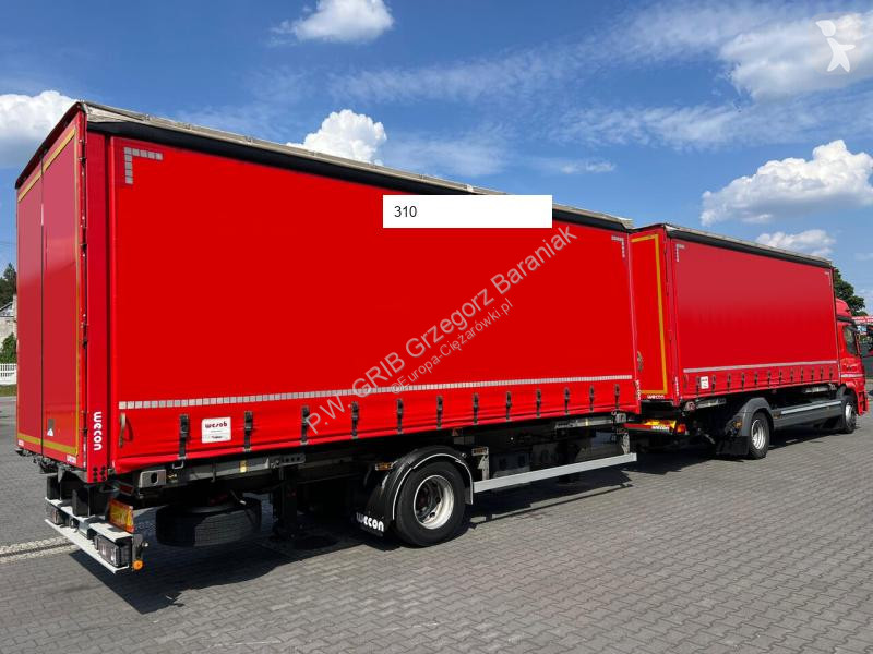 Lastbil med släp Mercedes ATEGO 1227 BDF...