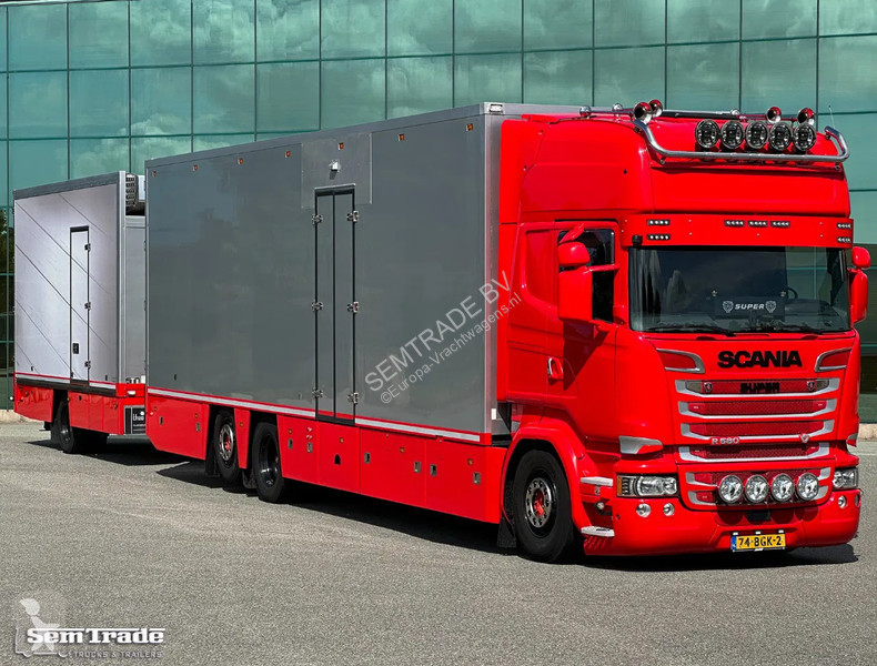 Lastbil Scania R580 V8 RETARDER 2X THERMO KING...