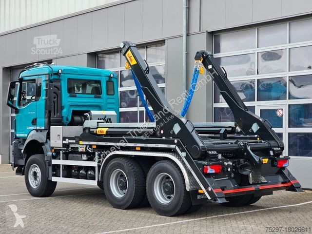 Camion MAN TGS 26.520 Absetzkipper HYVA 18 TAZ...