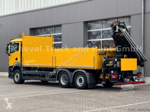 Lastbil MAN TGS 26.430 6x2-4 Pritsche mit FASSI...