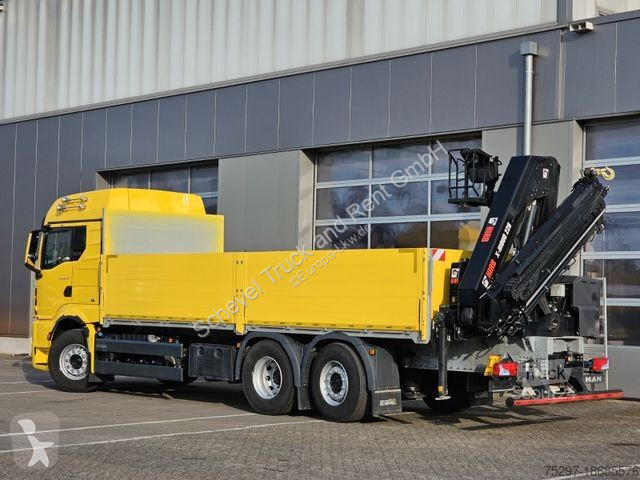 Lastbil MAN TGS 26.510 Pritsche + HIAB 228 -4...