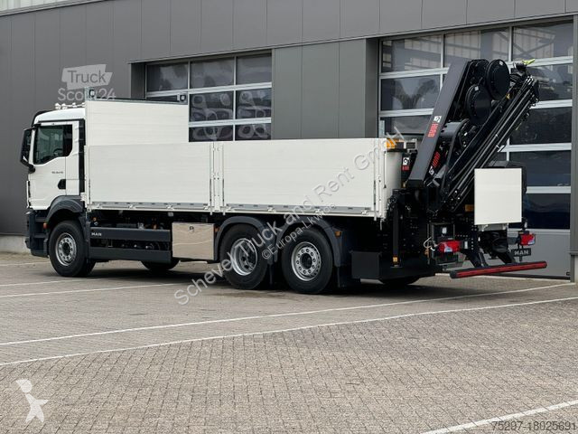 Lastbil MAN TGS 6x2-4 Pritsche HIAB 228-6 Funk ACC