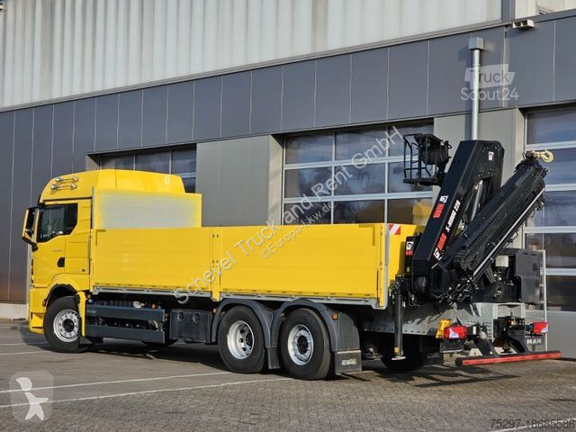 Lastbil MAN TGS 26.510 Pritsche + HIAB 228 -4...