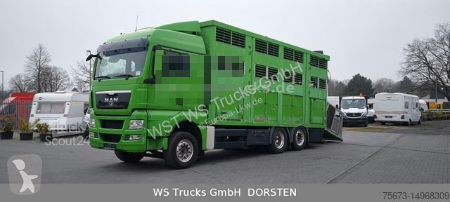 Lastbil MAN TGX XL KABA  3 Stock Viehtransporter