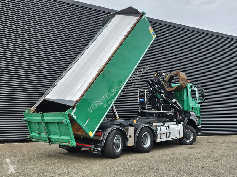 Lastbil Tatra T158/II 6X6 / HMF Z CRANE + 2...