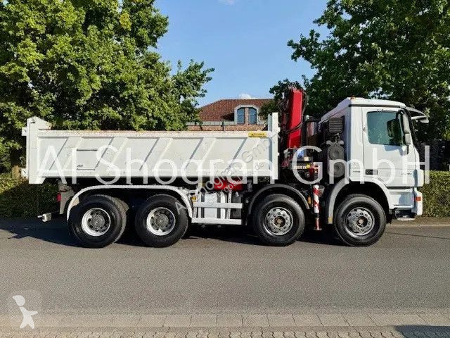 Camion Mercedes 3241 Kipper + Kran HMF 1643 -Z2...