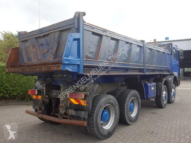 Camión MAN 8x8 meiller kipper manual diesel pomp